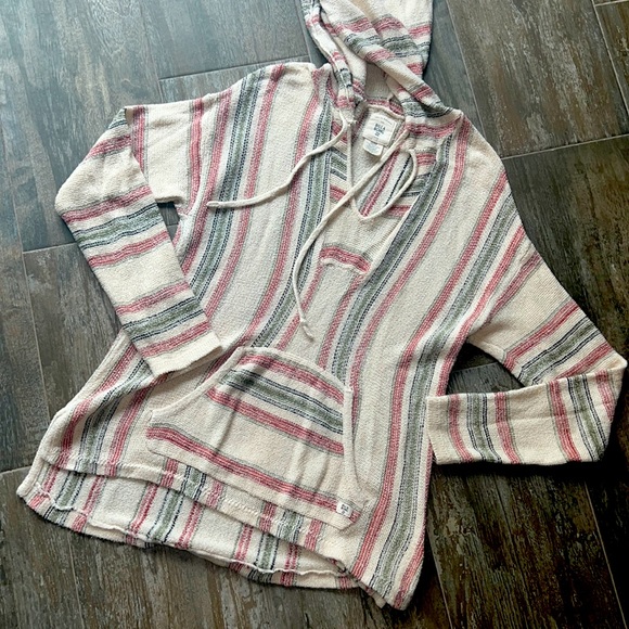 Billabong Sweaters - Billabong Baja Beach Hooded Poncho